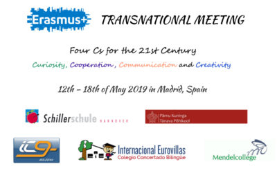 ERASMUS + Meeting, 12 – 18 de mayo en el CIE