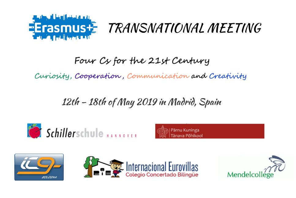ERASMUS + Meeting, 12 – 18 de mayo en el CIE